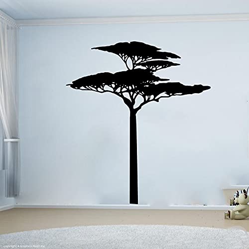 GADGETS WRAP Vinyl Decal Sticker African Tree (Item Finish Size : 63cm x 56cm)