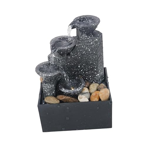 ATORSE® Tabletop Fountain Gifts Stress Relieving Chinese Tabletop Waterfall Fountain 003