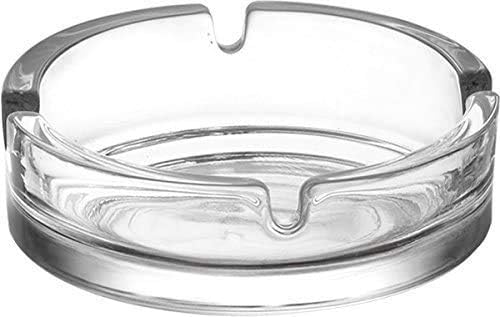BOTIST GLASS ROUND ASH TRAY 101MM.