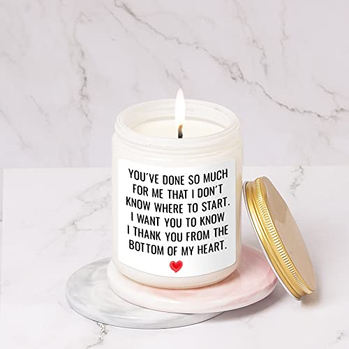 SINSUFUR Romantic Gifts for Women Men, Funny Anniversary Valentine's Day Birthday Christmas Gifts for Him Her Boyfriend Girlfriend Husband Wife Couple, 7oz Lavender Scented Candles