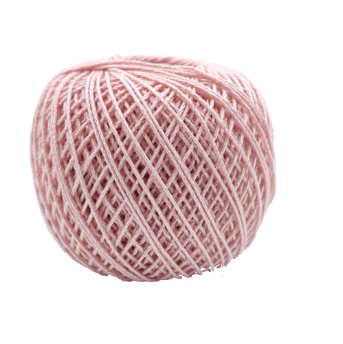 Prapti Handicrafts 3ply Cotton Crochet and Knitting Thread Yarn for Craft Project (Light Peach)