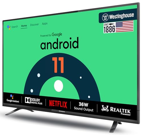 Westinghouse 80 cm (32 inches) W2 Series HD Ready Certified Android LED TV WH32HX41 (Black)