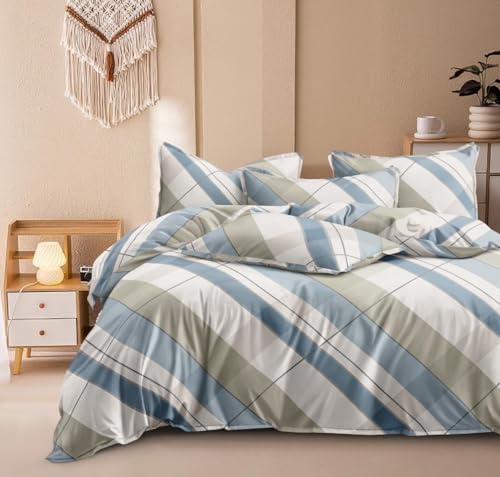 VIVEA RESERVE Bedsheet King Size Bed Cotton 300 TC || 1 Super King Size Bedsheet Cotton (108 x 108 Inch) and 2 Pillow Covers (Tokyo)