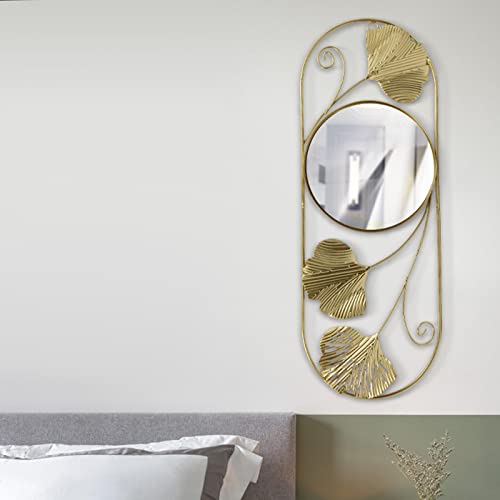 ATORSE® Wall Mirror Wall Mounted Wall Sculptures for Entrance Indoor Bathroom