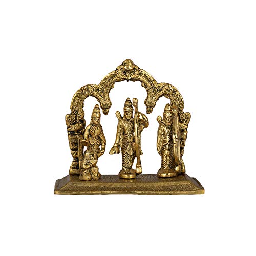 Vivan Creation Brass Rama Lakshman Sita Ramdarbar Hindu God Idol Statue