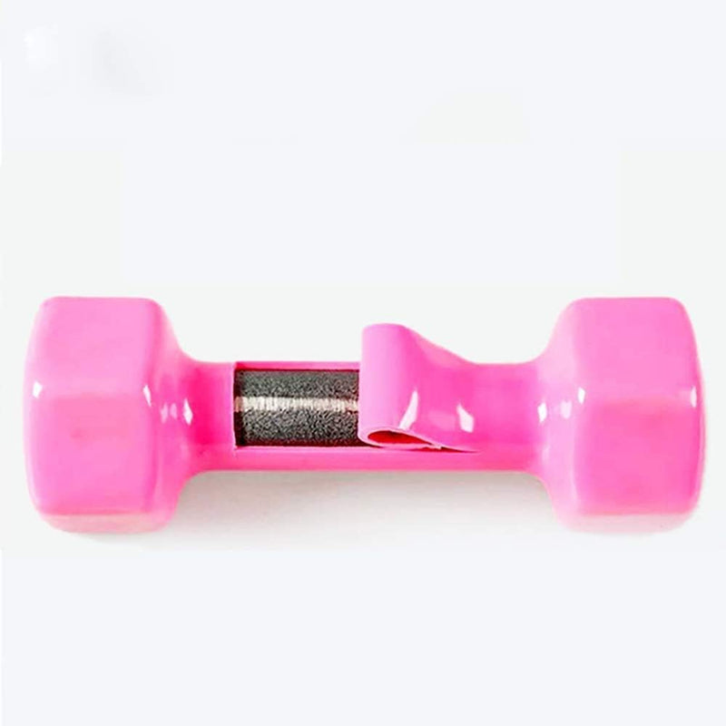 Kakss Cast Iron Vinyl Coated Dumbbells (2+2 =4KG Blue)