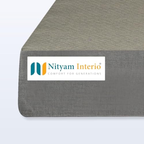 Nityam Interio Active Sleep Foam Mattress with Superior Comfort – High-Resilience Foam | Medium-Firm Support | Durable Foam Mattress | 3-Year Warranty (78X47X4, Diwan)