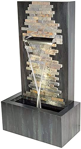 Black Stone Fountain with cladding Size 48x18x8 inch with Thickness of 20 mm with Motor,48x18x6 inch