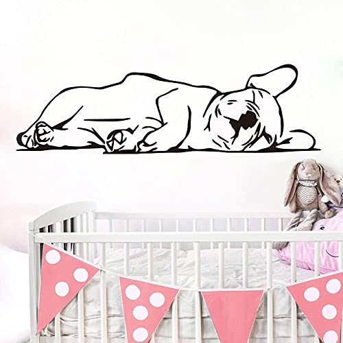 GADGETS WRAP Vinyl Decal Sticker Sleeping French Bulldog (Item Finish Size : 112cm x 33cm)