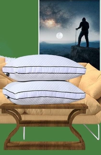 Ultrasleep Super Soft Luxurious Micro Fibre Premium Pillow 17 x 27 Inch, Pillows for Sleeping