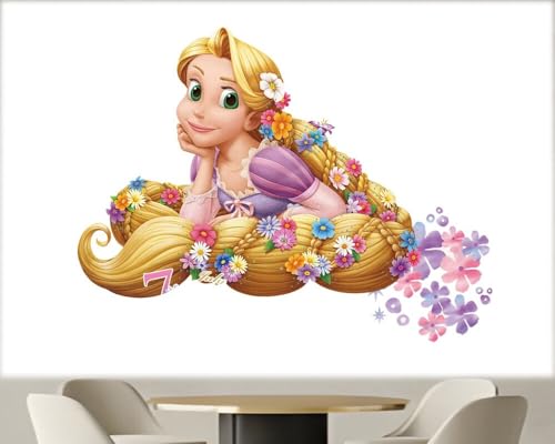 JVERF - Rapunzel| Wall Stickers for Kids