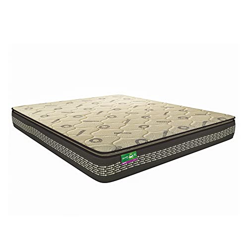 Sleepfresh Royale High Resilience Pocket Spring 8 Inch King Size Vibrotech Foam Mattress (75x72x8 Inches)