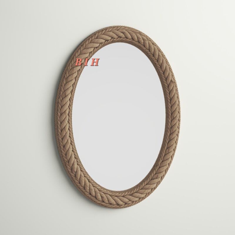 Big International Handicraft Rope Mirror (Italian, 20"×12" Inch)