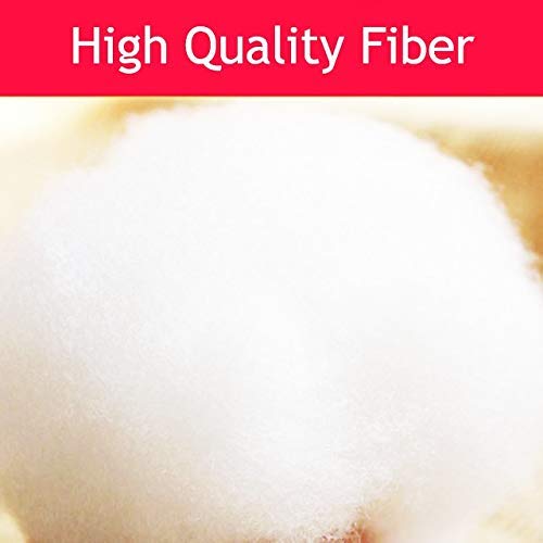 Atootfusion White Soft Racron Polyester Conjugate Carded Microfiber Synthetic Cotton Filling for Cushion, Pillow, Teddy Bear, Toy Stuffing 500 Gms