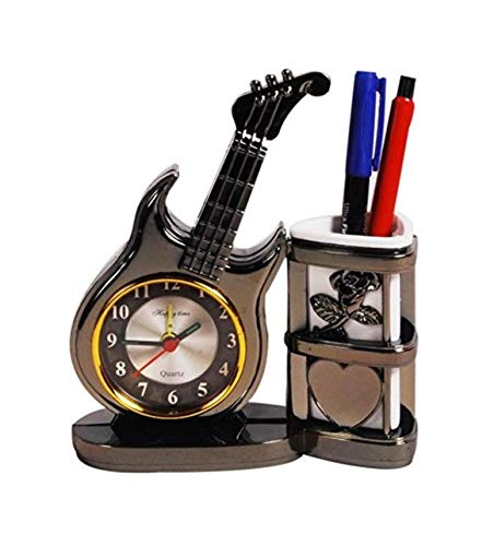 DUL DUL Plastic Abstract Guitar Model Analog Clock (Assorted)