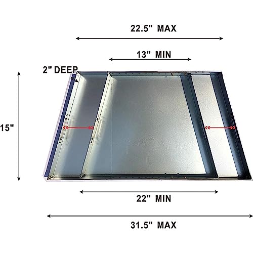 bnf® Fire Place Ash Tray Grills with Handles Fireplace Tray for Fire Place Grates | Home Improvement | Heating Cooling & Air | Fireplaces & Stoves | Fireplaces