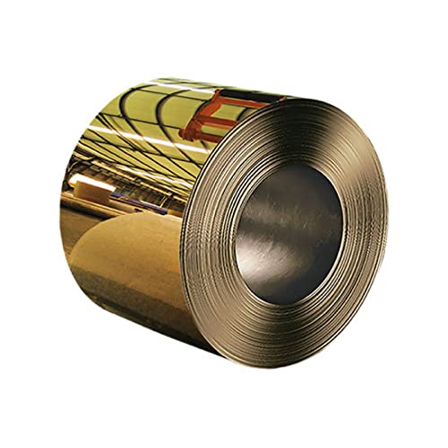 Gold, Rose Gold, Chrome Stainless Steel Mirror Strip Pvd Coated For Decoration, Furniture, Highlighters, Multicolorple Uses (Gold Mirror, 12 Mm Rectangular, Wall Mount, Unframed