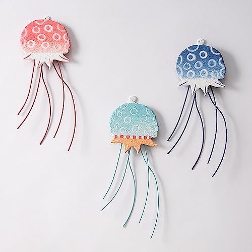 LOOM TREE Jellyfish Wall Sculpture Art Jellyfish Decor for Dining Room Restaurant Home Pink| Home D?©cor | Plaques & Signs