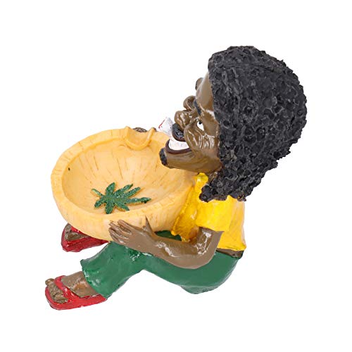 Generic Resin Ashtray, Old Technology Resin Materials Multi‑Purpose Resin Ornaments, Environmentally Friendly Fun for Bars Homes Shops Restaurants'
