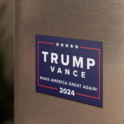 Trump Vance 2024 Magnet | 5-Inch by 3-Inch | Refrigerator Magnets | JD Vance