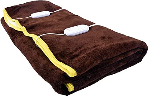 Arcova Home polyster Double Electric Bed Warmer - Electric Sheet - (60 X 60 Inches, Brown)