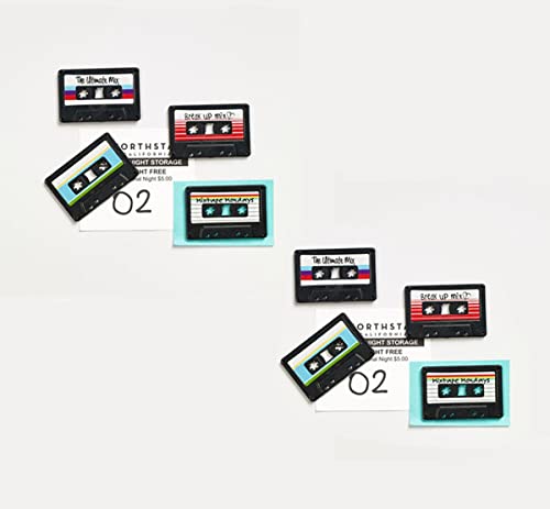 Decorative Refrigerator Magnets, Perfect Fridge Magnets for House Office Personal Use (8Pcs Mixtape)