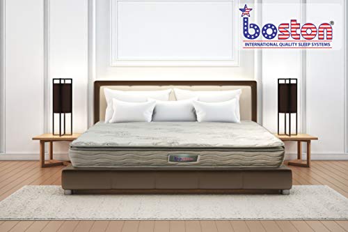 Boston Classic 9 Inch Bonnell Spring Pillow Top King Size Mattress (75 x 70 x 9 inches)