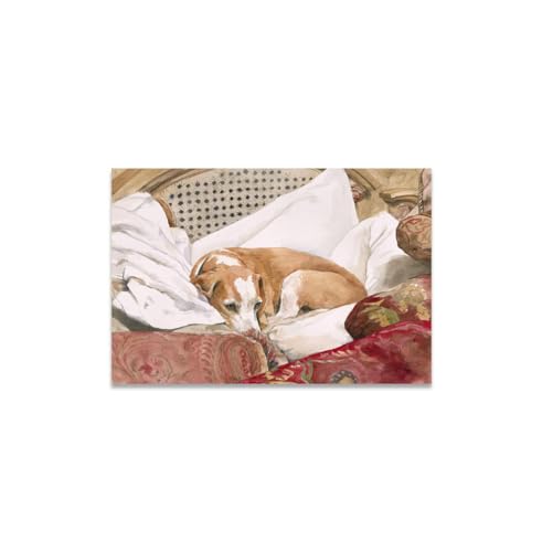 GADGETS WRAP Canvas Gallery Wrap Framed for Home Office Studio Living Room Decoration (14x11inch) - Regal Beagle