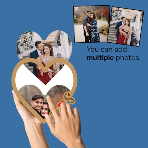 Zingy Gifts Heartfelt Memories Personalized Couple Photo Magnets