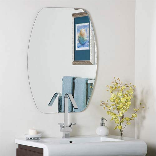 SDG Lota Frameless Mirror (18 x 24 inch, Suitable for Bathroom)