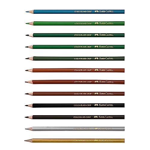 Faber-Castell Triangular Colour Pencils - Pack of 1 (Assorted)