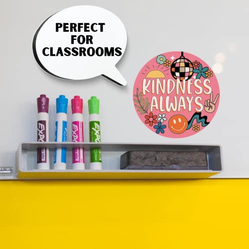 Assorted Kindness Magnets, Inspirational Decals for Car, Refrigerator, and Locker, 5.5 Inches, (Pack of 3)