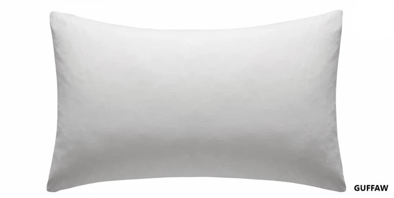 GUFFAW microfiber pillow filler for bed and sofa 12x18inch set of 8