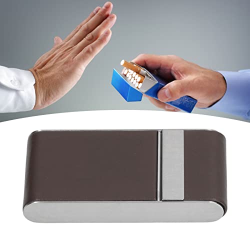 Cigarette Case, Portable Cigarette Box for Office (Coffee)