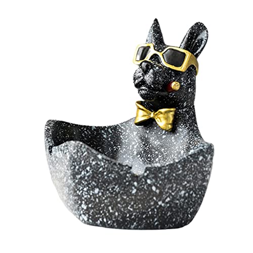 MYADDICTION Animal Figurine Ashtray Storage for Cigarettes Artware Office Decor Ornament Gray