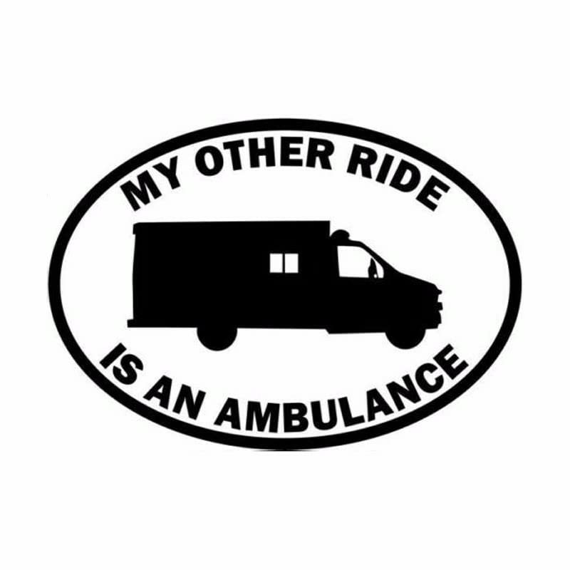 GADGETS WRAP Vinyl Wall Decal Sticker My Other Ride is an Ambulance Car