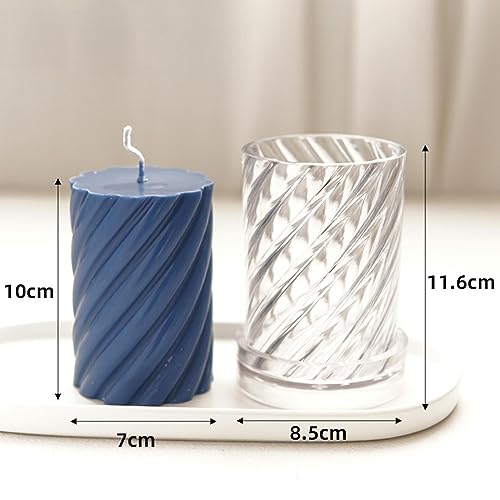 SAZ DEKOR Pillar Candle Model Ornament Table Decor DIY Candle Cylindrical Candle Model 7cmx10cm