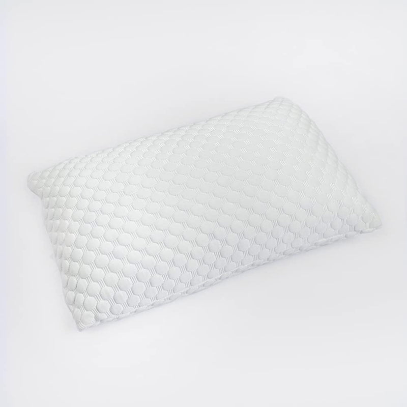 Springwel Tru Cloud Shredded Foam Pillow with Machine Washable Knitted Fabric Cover (White,43 * 68.6)