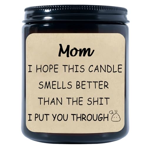 Arhalulu Funny Gifts for Mom from Daughter Son, Funny Candles for Women Gifts for Mother's Day, Unique Hilarious Gag Candle Gifts for Women