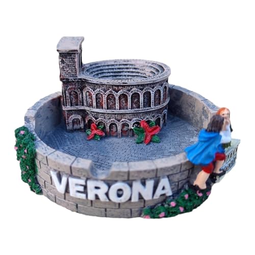 LR DECOR BAZAAR Roman Colosseum Decor Ashtray Art Crafts Sculpture for Home Desktop Tabletop