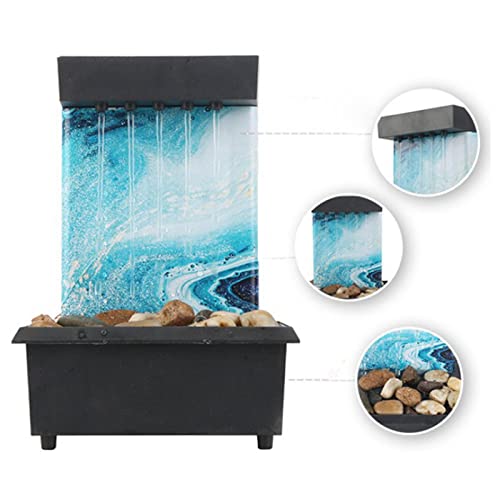 Waterfall Scene Tabletop Feng Shui Meditation Waterfall Fountain Style 4