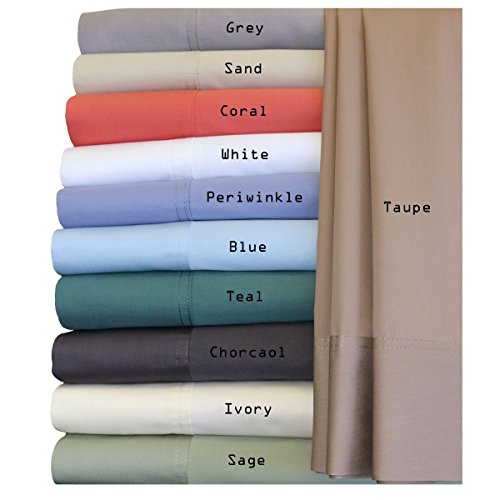 Twin-Extra-Long, Teal : Royal Hotel Silky Soft Bamboo Twin-Extra-Long Cotton Sheet Set - Teal