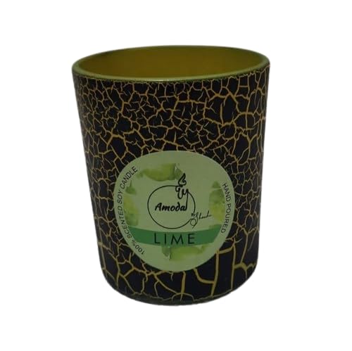 Amoda Candle Luxury Lime Scented Votive Candles, 18 Hours Burn Time, Ideal for Home Decor, Gifting and Aromatherapy, Festive Collection