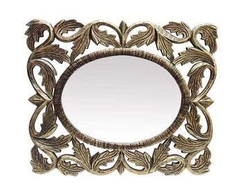 WOODEN CUT Wall Decor woodem Mirror Frame