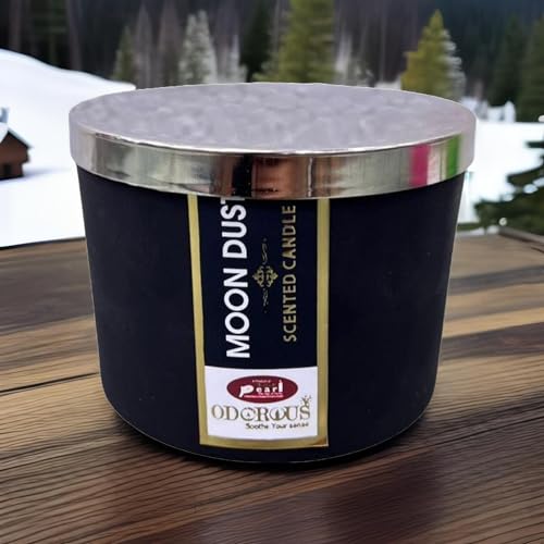 The Decor Affair 1 Pcs Long-Lasting Luxury Scented Candle for a Sensual and Relaxing Experience (Moon Dust Fragrance)