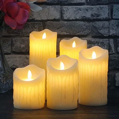 SAZ DEKOR Tea Light Flameless LED Candle Flickering Battery Christmas Wedding Home M