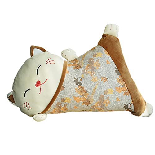 FASHIONMYDAY Lucky Cat Pillow Detachable Cartoon Lumbar Pillow for Home Car New Year Gift Brown |Home & Garden | Home Decor | Pillows