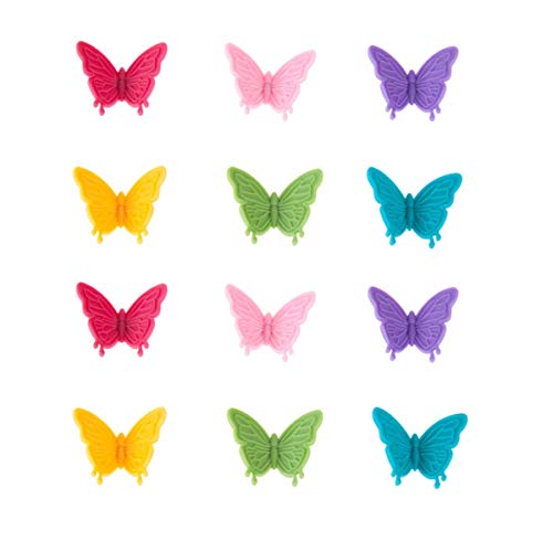 Decorative Refrigerator Magnets, Perfect Fridge Magnets for House Office Personal Use (12Pcs Butterfly)