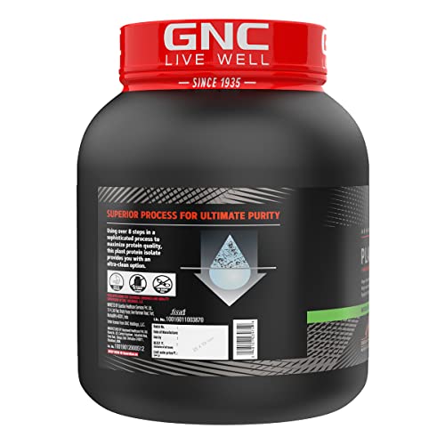 GNC AMP Plant Isolate Protein | 2 lbs | 26 Servings| Vegan Protein | Vegan, Lactose Free & Soy Free |DigeZyme® For Easy Digestion | Active Lifestyle | Healthy Muscles | 25g Plant Protein | 10g EAA | Chocolate Hazelnut