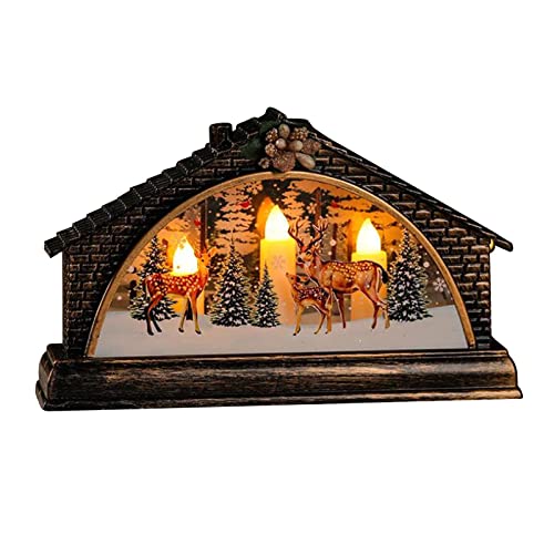 ATORSE® Christmas Candle Tea Light Home Decoration for Xmas Elk